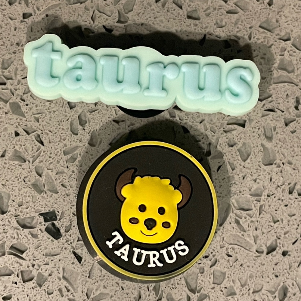 Astrology 2pc Taurus Jibbitz set